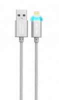 Volare Rosso Lightning Cable LED Silver (Lumino)