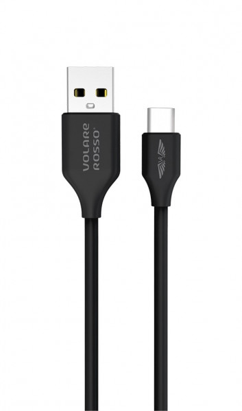 Volare Rosso TypeC USB Cable Black (Agil series)