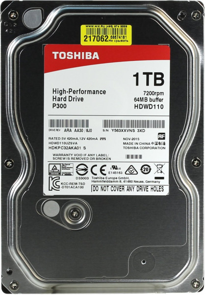 Toshiba HDWD110UZSVA