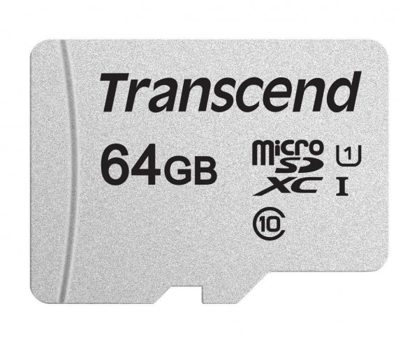 Transcend microSDXC/SDHC 64GB (TS64GUSD300S-A)