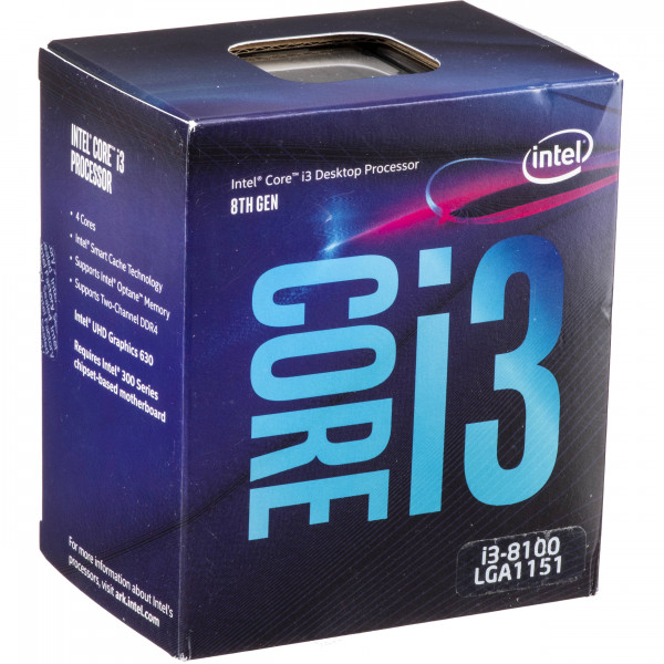 Intel core i3-8100