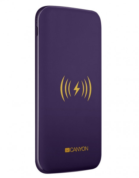 Canyon CNS-TPBW8P/Power Bank+Wrls Charger 8000Prpl