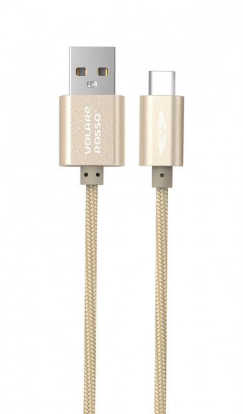 Volare Rosso TypeC USB Cable Gold (Armari series)