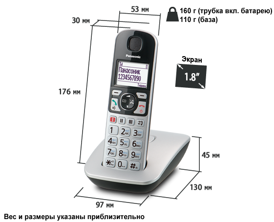 Panasonic KX-TGE510RUS