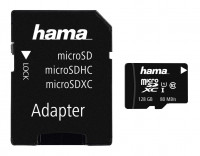 Hama microSDXC 128GB Class 10 + Adapter