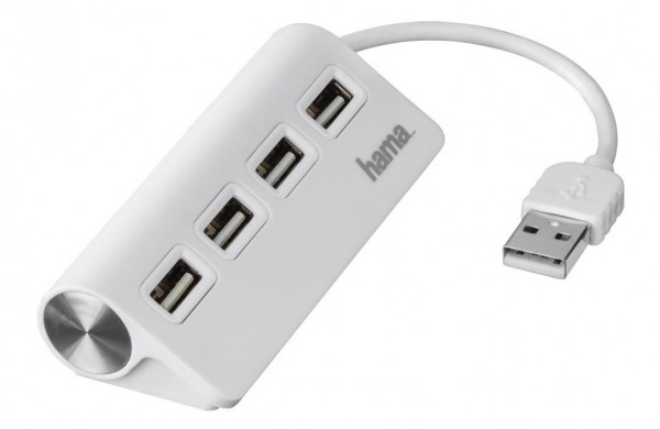 Hama USB 2.0 Hub 1:4, bus powered